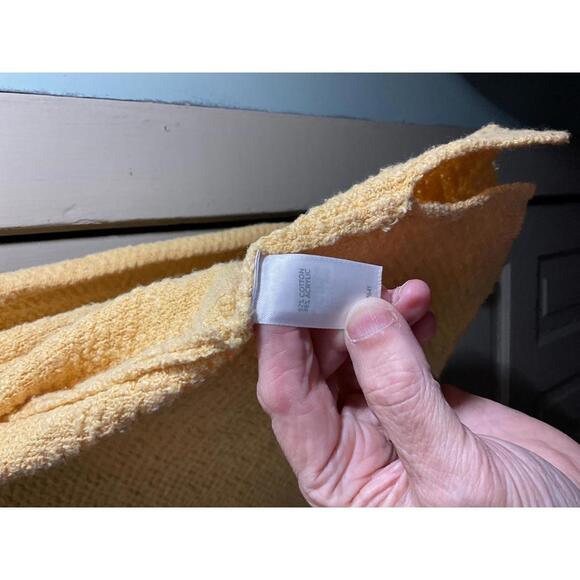 Cozy Yellow Open Cardigan by J.Jill Medium - Picture 4 of 7